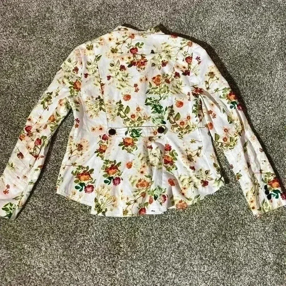 Colleen Atwood Alice Through the Looking Glass in Wonderland Floral Jacket M - Picture 12 of 14